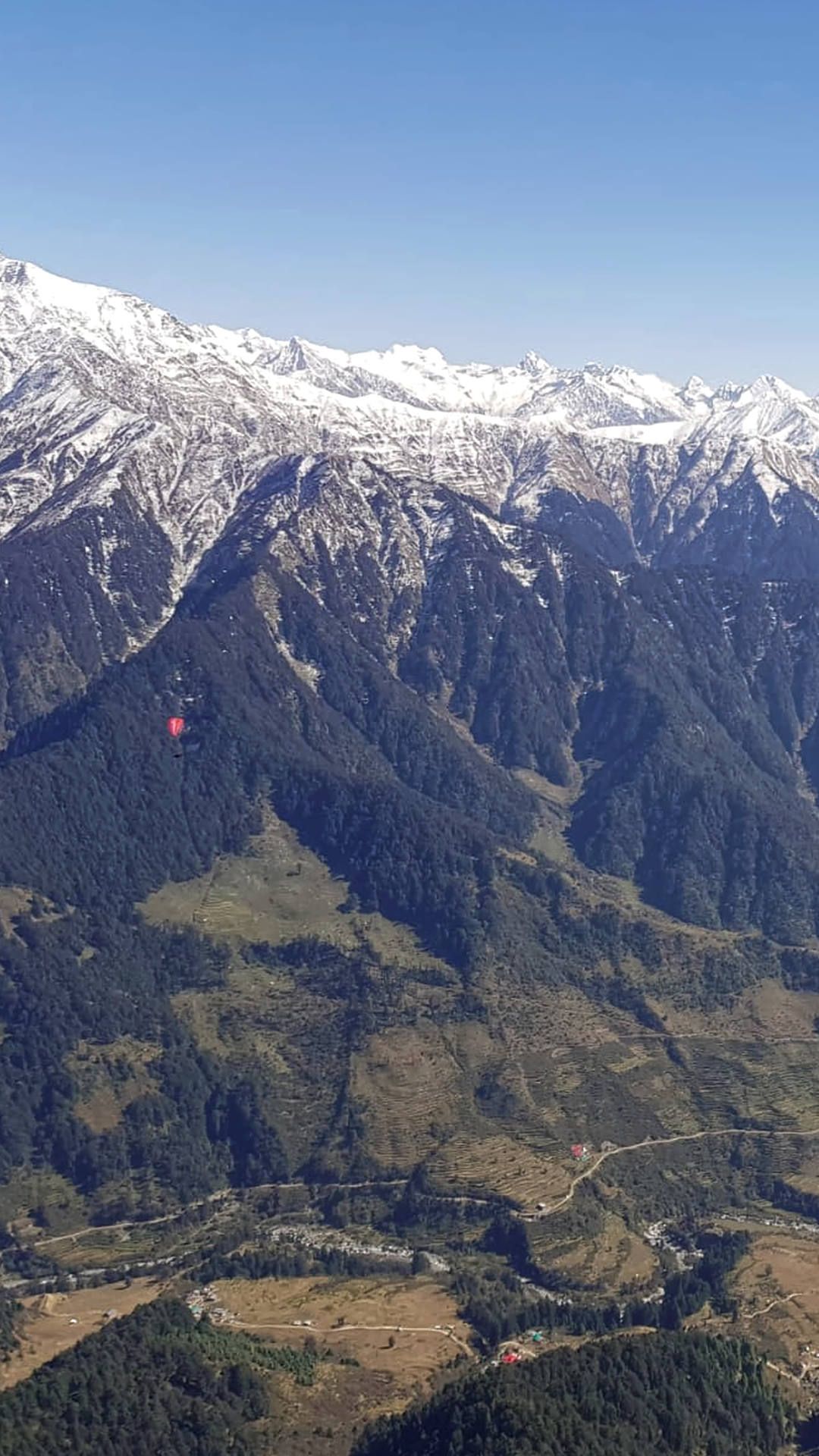 Luftaufnahme bei einem Flug von Bir-Billiung zum 360-Camp mit Blick ins Barot-Valley.